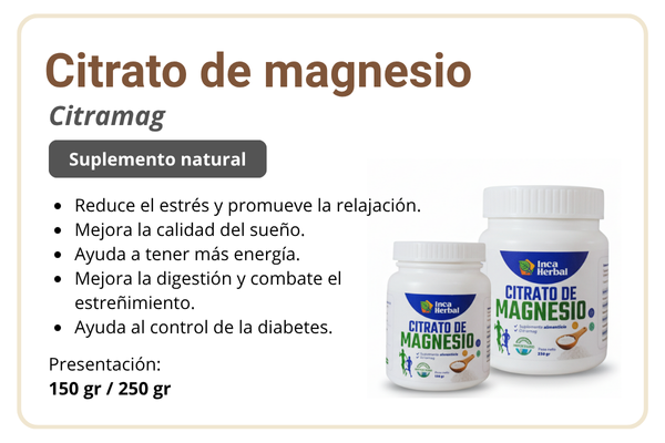 Citrato de Magnesio