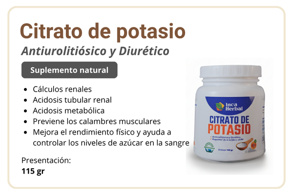 Citrato de Potasio